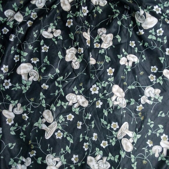 Vintage Mushrooms Polyester Disco Shirt V-Neck - Picture 4 of 4